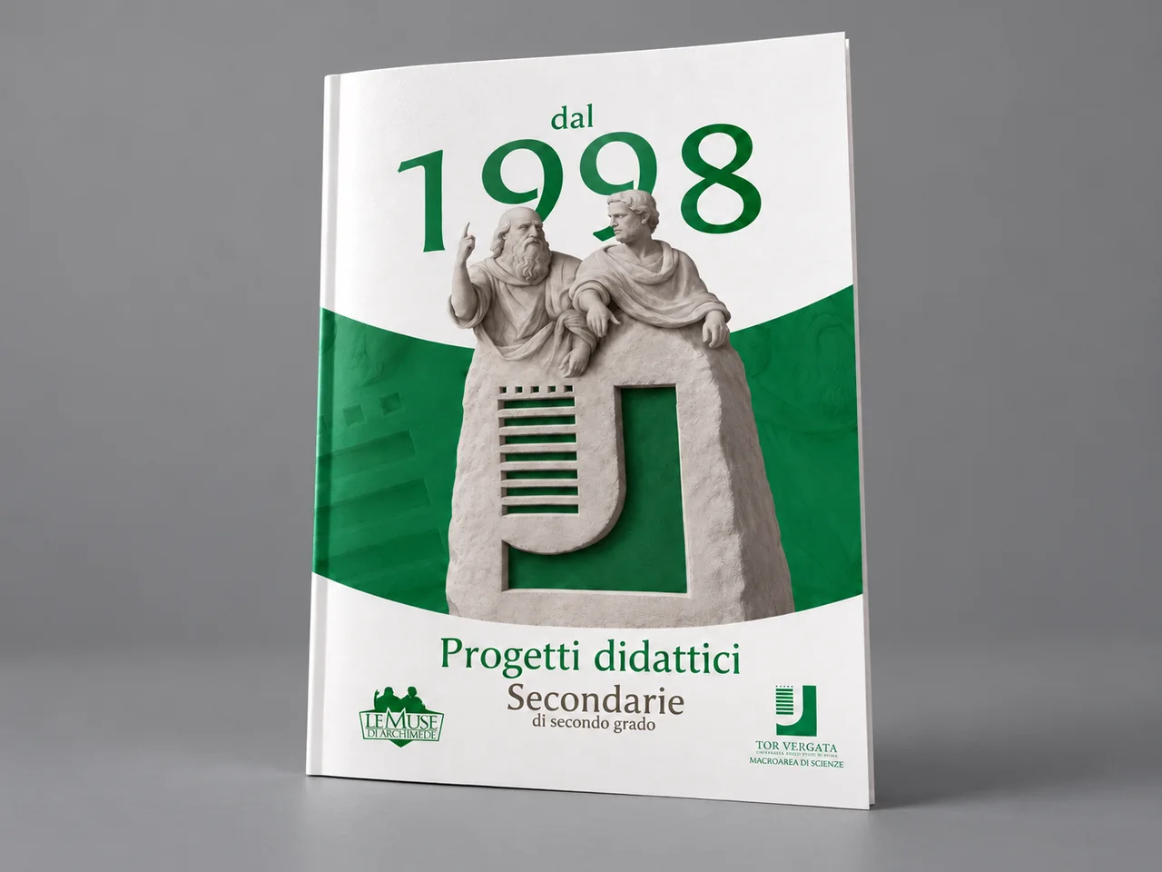 Le Muse di Archimede brochure mockup
