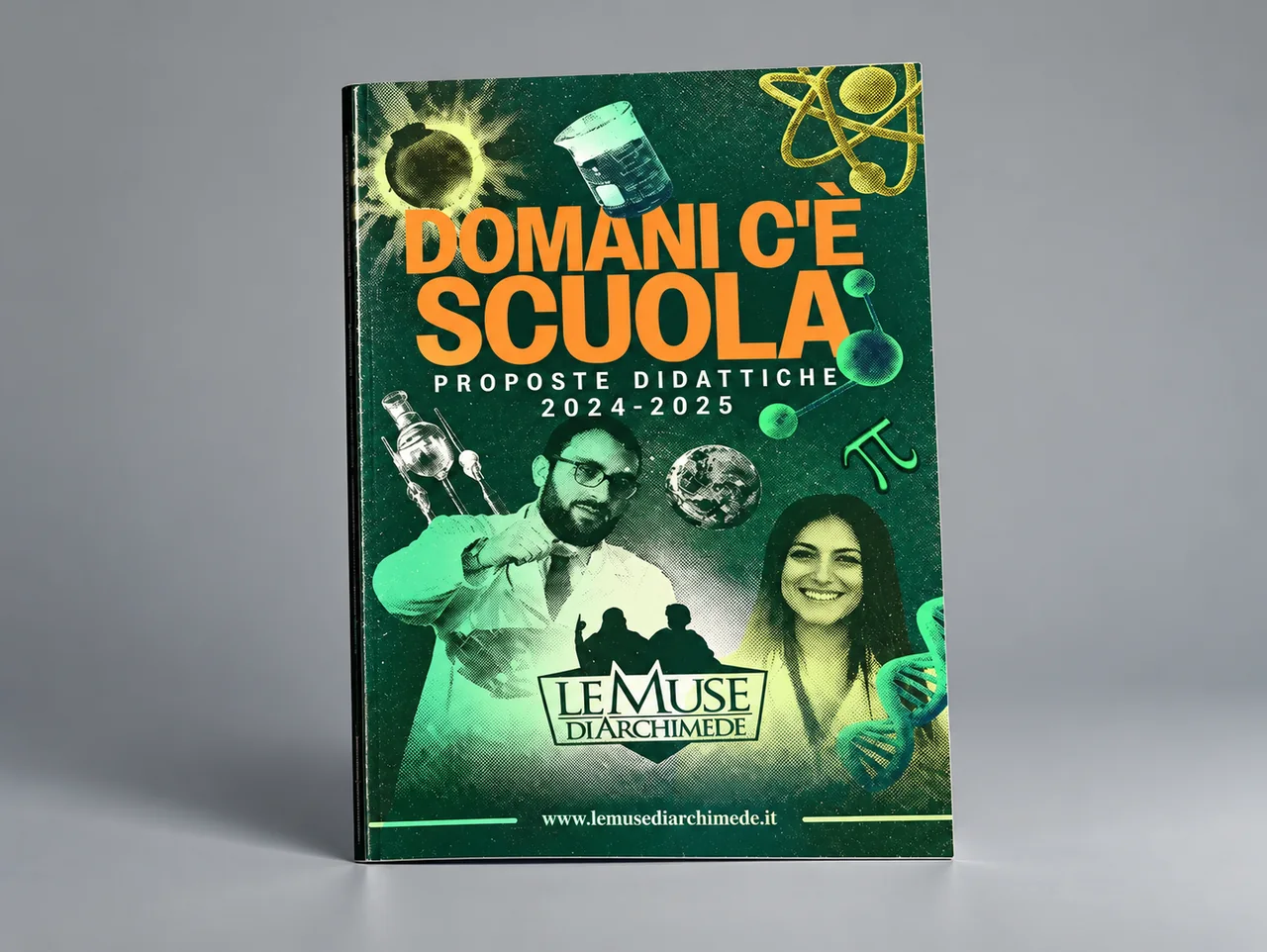 Le Muse di Archimede brochure mockup