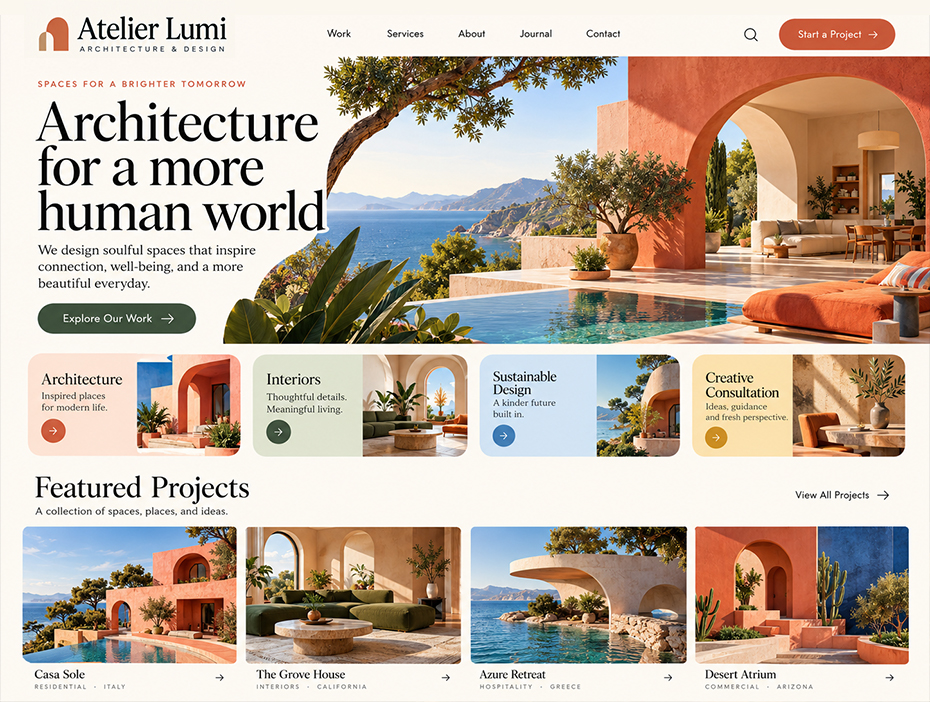 Atelier Lumi desktop concept