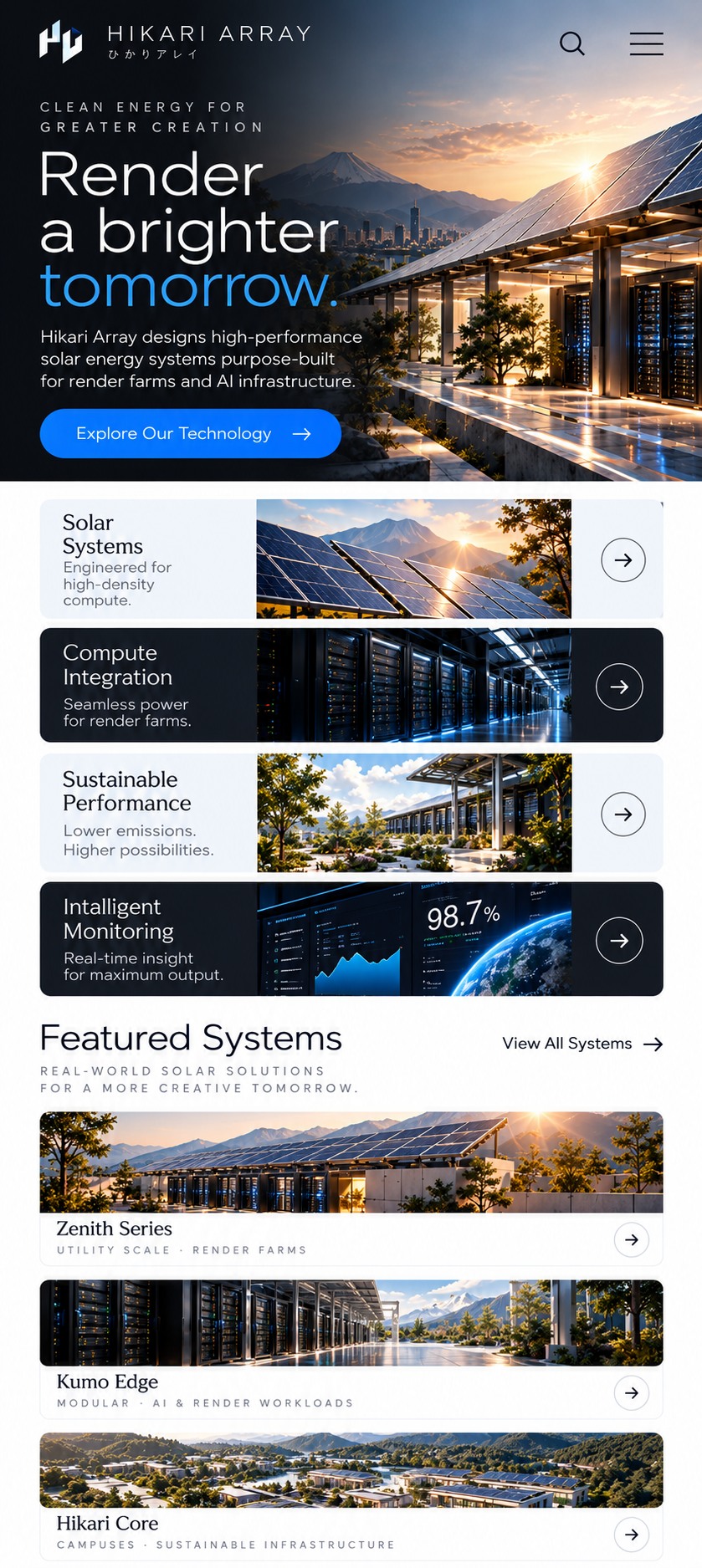 Hikari Array mobile concept
